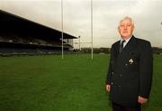 31 January 2001; John Hussey, IRFU, poses for a portrait at Lansdowne Road in Dublin. Photo by Brendan Moran/Sportsfile