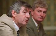 30 January 2001; Pictured at a Meet the Managers Photocall in the Berkeley Court Hotel is Wexford hurling manager Tony Dempsey. Photo by Ray McManus/Sportsfile