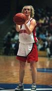 27 January 2001; Angie McNally of Tolka Rovers during the ESB Women's Cup Semi-Final match between Tolka Rovers and Meteors at the National Basketball Arena in Tallaght, Dublin. Photo by Brendan Moran/Sportsfile