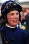 21 January 2001; Jockey Charlie Swan at Leopardstown Racecourse in Dublin. Photo by Ray McManus/Sportsfile