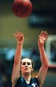 27 January 2001; Catherine O'Sullivan of Meteors during the ESB Women's Cup Semi-Final match between Tolka Rovers and Meteors at the National Basketball Arena in Tallaght, Dublin. Photo by Brendan Moran/Sportsfile