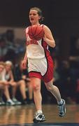 27 January 2001; Denise Walsh of Tolka Rovers during the ESB Women's Cup Semi-Final match between Tolka Rovers and Meteors at the National Basketball Arena in Tallaght, Dublin. Photo by Brendan Moran/Sportsfile