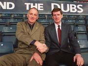 15 January 2001; The new Dublin hurling manager Kevin Fennelly, left, with John Bailey, Chairman, Dublin County Board, pictured at a press conference at Parnell Park in Dublin. Photo by Damien Eagers/Sportsfile