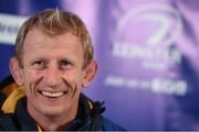 26 November 2015; Leinster head coach Leo Cullen during a press conference at the RDS Arena, Ballsbridge, Dublin. Picture credit: Stephen McCarthy / SPORTSFILE