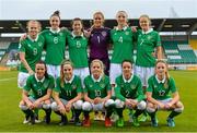 26 November 2015; The Republic of Ireland team. UEFA Women's EURO 2017 Qualifier, Group 2, Republic of Ireland v Spain, Tallaght Stadium, Tallaght, Co. Dublin. Picture credit: Matt Browne / SPORTSFILE