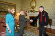 25 November 2015; Eoin O'Beara, Regional Director - Munster, Special Olympics Ireland, in Aras an Uachtarain as the Special Olympics World Summer Games are honoured by President Michael D. Higgins and wife Sabina. Aras an Uachtarain, Phoenix Park, Dublin.  Picture credit: Ray McManus / SPORTSFILE
