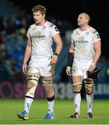 27 November 2015; Ulster's Iain Henderson and Dan Tuohy after the game. Guinness PRO12, Round 8, Leinster v Ulster. RDS Arena, Ballsbridge, Dublin. Picture credit: Cody Glenn / SPORTSFILE