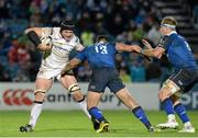 27 November 2015; Dan Tuohy, Ulster, is tackled by Ben Te'o, Leinster. Guinness PRO12, Round 8, Leinster v Ulster. RDS Arena, Ballsbridge, Dublin. Picture credit: Cody Glenn / SPORTSFILE