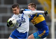28 November 2015; Daniel Daly, St Mary's, in action against Peter Ronayne, Carrigaline. AIB Munster GAA Football Intermediate Club Championship Final, St Mary's, Kerry, v Carrigaline, Cork. Fitzgerald Stadium, Killarney, Co. Kerry. Picture credit: Stephen McCarthy / SPORTSFILE