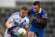 28 November 2015; Denis Daly, St Mary's, in action against Eoin Kavanagh, Carrigaline. AIB Munster GAA Football Intermediate Club Championship Final, St Mary's, Kerry, v Carrigaline, Cork. Fitzgerald Stadium, Killarney, Co. Kerry. Picture credit: Stephen McCarthy / SPORTSFILE
