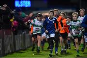 27 November 2015; Action from Bank of Ireland Half-Time Mini Games between St. Mary's and Naas RFC at the Leinster v Ulster - Guinness PRO12, Round 8 clash at the RDS Arena, Ballsbridge, Dublin. Picture credit: Ramsey Cardy / SPORTSFILE