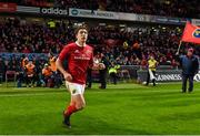 28 November 2015; Munster's Lucas Gonzalez Amorosino makes his way out for his first start at Thomond Park. Guinness PRO12, Round 8, Munster v Connacht. Thomond Park, Limerick. Picture credit: Diarmuid Greene / SPORTSFILE