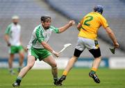 11 July 2009; Kevin McMullan, London, in action against Conor Burke, Meath. Nicky Rackard Cup Final, Meath v London, Croke Park, Dublin. Picture credit: Brian Lawless / SPORTSFILE