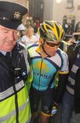 22 August 2009; Lance Armstrong, Astana, at the start of stage 2 of the Tour of Ireland. 2009 Tour of Ireland - Stage 2, Clonmel to Killarney. Picture credit: Stephen McCarthy / SPORTSFILE