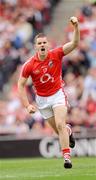 23 August 2009; Daniel Goulding celebrates scoring a goal for Cork in the 7th minute. GAA Football All-Ireland Senior Championship Semi-Final, Tyrone v Cork, Croke Park, Dublin. Picture credit: Ray McManus / SPORTSFILE