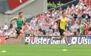 23 August 2009; Stuart Connor, from Ulster, and David Gillick, from Leinster, in action during the GAA/Athletics Ireland Inter-Provincial Super Sprint Relay. Croke Park, Dublin. Picture credit: Oliver McVeigh / SPORTSFILE