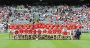 23 August 2009; The Cork squad. GAA Football All-Ireland Senior Championship Semi-Final, Tyrone v Cork, Croke Park, Dublin. Picture credit: Oliver McVeigh / SPORTSFILE