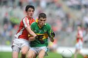 23 August 2009; Michael Brennan, Kerry, in action against Rory Grugan, Armagh. ESB GAA Football All-Ireland Minor Championship Semi-Final, Armagh v Kerry, Croke Park, Dublin. Picture credit: Oliver McVeigh / SPORTSFILE