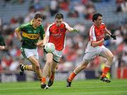 23 August 2009; Conor King, Armagh, in action against Michael Brennan, Kerry. ESB GAA Football All-Ireland Minor Championship Semi-Final, Armagh v Kerry, Croke Park, Dublin. Picture credit: Ray McManus / SPORTSFILE