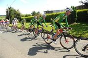 21 August 2009; An Post Sean Kelly Team, riders, from right, Jef Peeters, Steven Van Vooren, Ronan McLaughlin and Benny De Schrooder during stage 1 of the Tour of Ireland. 2009 Tour of Ireland - Stage 1, Enniskerry to Waterford. Picture credit: Stephen McCarthy / SPORTSFILE