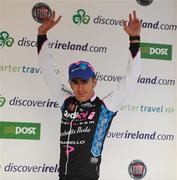 21 August 2009; Russell Downing, Candi TV - Marshalls Pasta, after winning Stage 1 of the Tour of Ireland. 2009 Tour of Ireland - Stage 1, Enniskerry to Waterford. Picture credit: Stephen McCarthy / SPORTSFILE