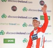 21 August 2009; Matti Breschel, Team Saxo Bank, after stage 1 of the Tour of Ireland. 2009 Tour of Ireland - Stage 1, Enniskerry to Waterford. Picture credit: Stephen McCarthy / SPORTSFILE