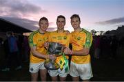 22 November 2015; Denis Daly, Daniel Daly and Paul O'Donoghue, South Kerry, following their victory. Kerry County Senior Football Championship Final Replay, South Kerry v Killarney Legion. Fitzgerald Stadium, Killarney, Co. Kerry. Picture credit: Stephen McCarthy / SPORTSFILE