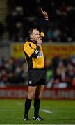 20 November 2015; Referee Romain Poite. European Rugby Champions Cup, Pool 1, Round 2, Ulster v Saracens. Kingspan Stadium, Ravenhill Park, Belfast. Picture credit: Oliver McVeigh / SPORTSFILE