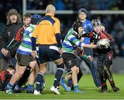 27 November 2015; Action from the Bank of Ireland's Half-Time Mini Games at the Leinster v Ulster - Guinness PRO12, Round 8 clash at the RDS Arena, Ballsbridge, Dublin. Picture credit: Cody Glenn / SPORTSFILE