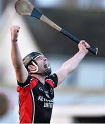 29 November 2015; Peter Murphy, Oulart the Ballagh, celebrates at the end of the game. AIB Leinster GAA Senior Club Hurling Championship Final, Oulart the Ballagh v Cuala. Netwatch Dr. Cullen Park, Carlow. Picture credit: David Maher / SPORTSFILE