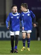 27 November 2015; Action from the Bank of Ireland's Half-Time Mini Games featuring Naas RFC and St Mary's at the Leinster v Ulster - Guinness PRO12, Round 8 clash at the RDS Arena, Ballsbridge, Dublin. Picture credit: Stephen McCarthy / SPORTSFILE