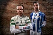 30 November 2015; Ballyboden St Enda’s Michael Darragh Macauley is pictured alongside Paul Cahillane from Portlaosie ahead of the AIB GAA Leinster Senior Football Club Championship Final on the 6th of December in O’Connor Park at 2pm. For exclusive content throughout the AIB Club Championships follow @AIB_GAA and facebook.com/AIBGAA. WHPR Offices, 6 Ely Place, Dublin 2. Picture credit: Stephen McCarthy / SPORTSFILE