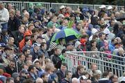 27 August 2009; Rain stopped play for a time during the game. One Day Cricket International, Ireland v England, Stormont, Belfast, Co. Antrim. Picture credit: Oliver McVeigh / SPORTSFILE