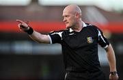 29 August 2009; Referee Richie Winter. Setanta Cup, Cork City v Cliftonville, Turner's Cross, Cork. Picture credit: David Maher / SPORTSFILE