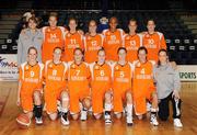 29 August 2009; The Netherlands team. Senior Women's Basketball European Championship Qualifier, Ireland v Netherlands, National Basketball Arena, Tallaght, Dublin. Photo by Sportsfile