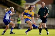 29 August 2009; Eimear Considine, Clare, in action against Mairead Wall, Waterford. TG4 All-Ireland Ladies Football Intermediate Championship Semi-Final, Clare v Waterford, McDonagh Park, Nenagh, Co. Tipperary. Picture credit: Brendan Moran / SPORTSFILE