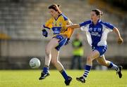29 August 2009; Marie Considine, Clare, in action against Ann Dunphy, Waterford. TG4 All-Ireland Ladies Football Intermediate Championship Semi-Final, Clare v Waterford, McDonagh Park, Nenagh, Co. Tipperary. Picture credit: Brendan Moran / SPORTSFILE