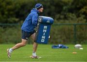 30 November 2015; Leinster backs coach Girvan Dempsey during squad training. Leinster Rugby Squad Training. Rosemount, UCD, Belfield, Dublin. Picture credit: Piaras Ó Mídheach / SPORTSFILE