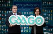 4 December 2015; GAAGO, RTÉ and the GAA’s online streaming service for Gaelic Games outside of Ireland, today launched its 2016 Season offering, with over 120 events set to be streamed to fans internationally. International users of the GAAGO service increased by 55% in 2015. Pictured at the announcement are Peter McKenna, Commercial and Stadium Director of GAA/ Croke Park and Múirne Laffan, Managing Director of RTÉ Digital. GAA Museum, Croke Park, Dublin. Picture credit: Piaras Ó Mídheach / SPORTSFILE