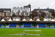 5 December 2015; A general view of Scotstoun Stadium following the cancellation of the game. Guinness PRO12, Round 9, Glasgow Warriors v Leinster. Scotstoun Stadium, Glasgow, Scotland. Picture credit: Stephen McCarthy / SPORTSFILE