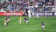 30 August 2009; Cian Ward, Meath, scores his side's late goal. GAA All-Ireland Senior Football Championship Semi-Final, Kerry v Meath, Croke Park, Dublin. Picture credit; Dáire Brennan / SPORTSFILE