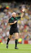 30 August 2009; Referee Gearoid O Conamha, Galway. GAA All-Ireland Senior Football Championship Semi-Final, Kerry v Meath, Croke Park, Dublin. Picture credit: Ray McManus / SPORTSFILE