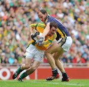 30 August 2009; Cormac McGuinness, Meath, in action against Tadhg Kennelly, Kerry. GAA All-Ireland Senior Football Championship Semi-Final, Kerry v Meath, Croke Park, Dublin. Picture credit; Dáire Brennan / SPORTSFILE