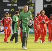 27 August 2009; Trent Johnston, Ireland. One Day Cricket International, Ireland v England, Stormont, Belfast, Co. Antrim. Picture credit: Oliver McVeigh / SPORTSFILE