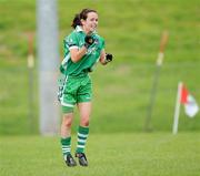 29 August 2009; Dymphna O'Brien, Limerick, celebrates after scoring her second goal against Louth. TG4 All-Ireland Ladies Football Junior Championship Semi-Final, Limerick v Louth, Athy, Co. Kildare. Picture credit: Matt Browne / SPORTSFILE