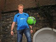 31 August 2009; Damien Duff is one of Lucozade Sports Ambassadors. Lucozade Sport has worked with FAI for over seven years providing a range of products to help them Last Longer Finish Stronger in The Last 15 Minutes. Damien is pictured in Dublin ahead of Ireland’s upcoming World Cup Qualifier against Cyprus on Saturday 5th September. Lucozade Sport The Last 15: Last Longer, Finish Stronger. Ely Place, Dublin. Picture credit: Pat Murphy / SPORTSFILE