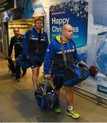 5 December 2015; Leinster's Richardt Strauss arrives back into Dublin Airport after their Guinness PRO12, Round 9, clash against Glasgow Warriors at Scotstoun Stadium, Glasgow, was postponed due to the weather conditions. Guinness PRO12, Round 9, Glasgow Warriors v Leinster. Dublin Airport, Dublin. Picture credit: Stephen McCarthy / SPORTSFILE