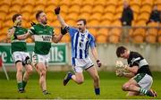 6 December 2015; Andrew Kerin, Ballyboden St Enda's, celebrates after scoring his side's first goal. AIB Leinster GAA Senior Club Football Championship Final, Portlaoise v Ballyboden St Enda's. O'Connor Park, Tullamore, Co. Offaly. Picture credit: Stephen McCarthy / SPORTSFILE