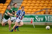 6 December 2015; Andrew Kerin, Ballyboden St Enda's, shoots to score his side's first goal. AIB Leinster GAA Senior Club Football Championship Final, Portlaoise v Ballyboden St Enda's. O'Connor Park, Tullamore, Co. Offaly. Picture credit: Stephen McCarthy / SPORTSFILE