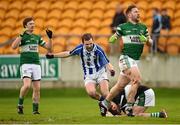 6 December 2015; Andrew Kerin, Ballyboden St Enda's, celebrates after scoring his side's first goal. AIB Leinster GAA Senior Club Football Championship Final, Portlaoise v Ballyboden St Enda's. O'Connor Park, Tullamore, Co. Offaly. Picture credit: Stephen McCarthy / SPORTSFILE